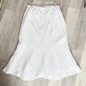 Beautiful white midi shirt with lining size 16